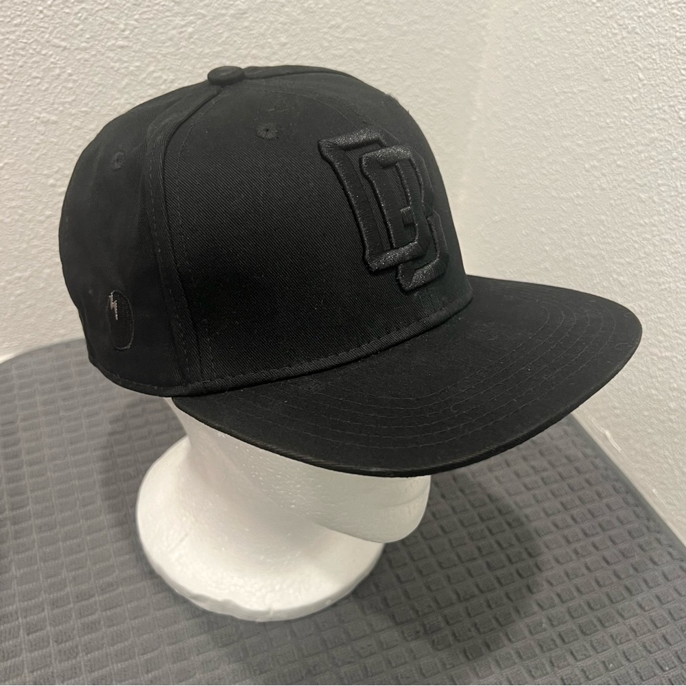 Dirtybird Records Black On Black Logo Initials Snapback Hat DJ Merch